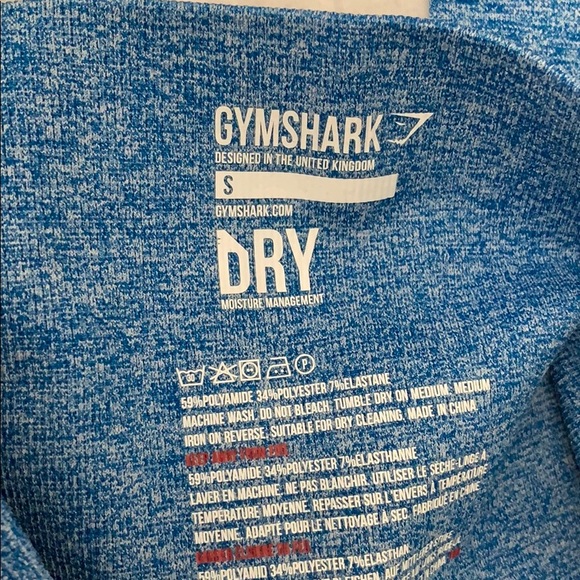 GymShark Blue Marl Seamless Leggings - Picture 6 of 6